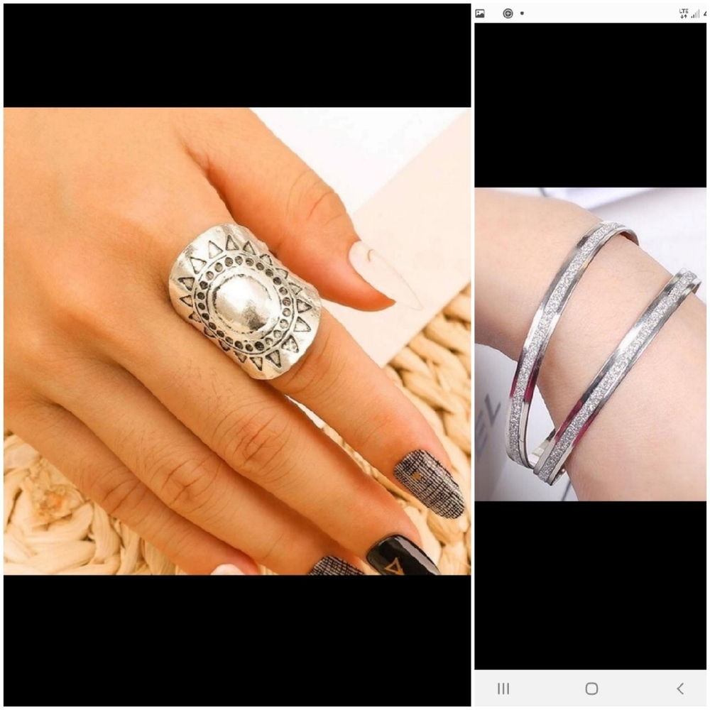 ⬇️D-33 Curated Silver Bohemian Set